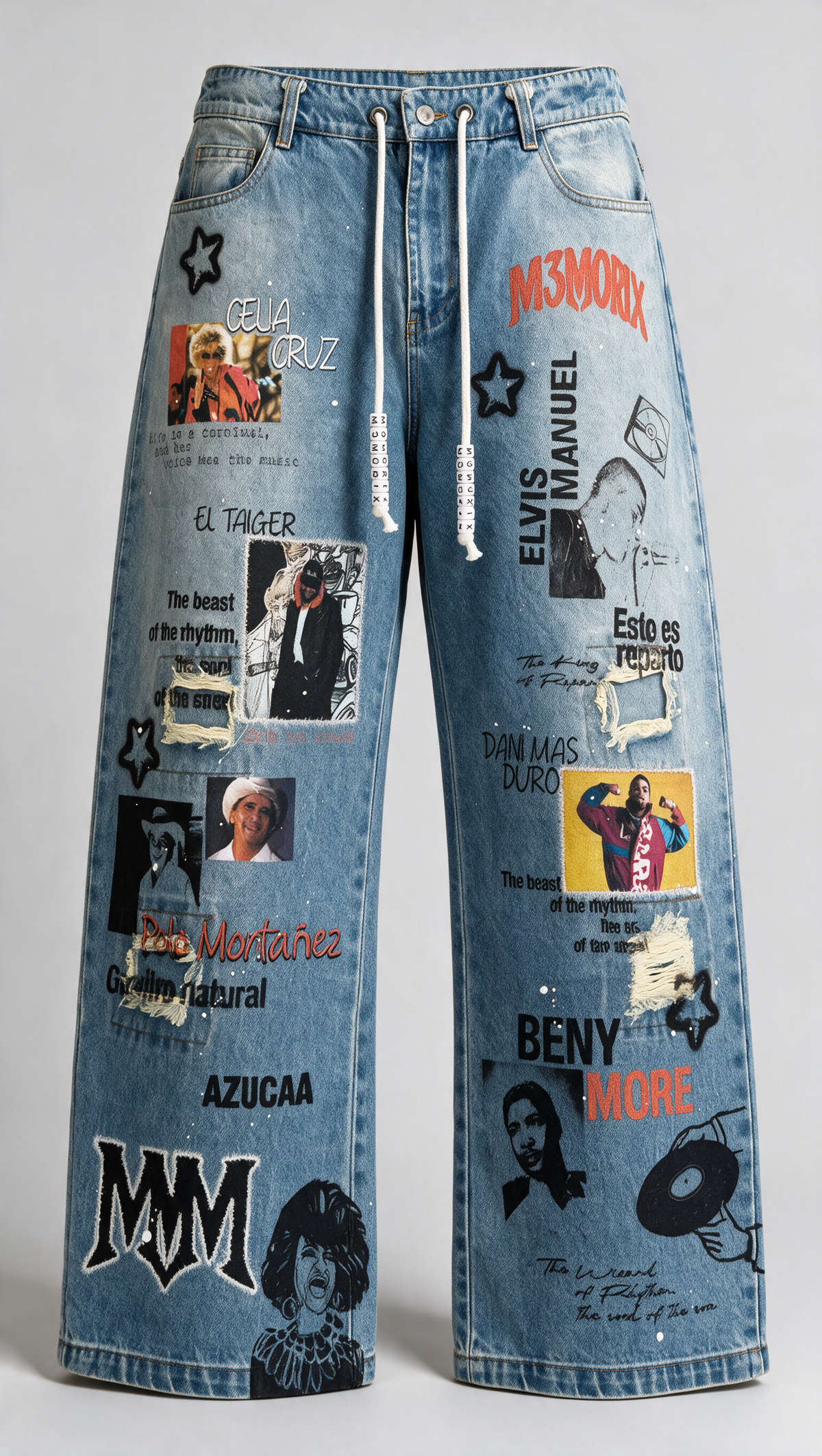 M3MORIX Music Icons Denim