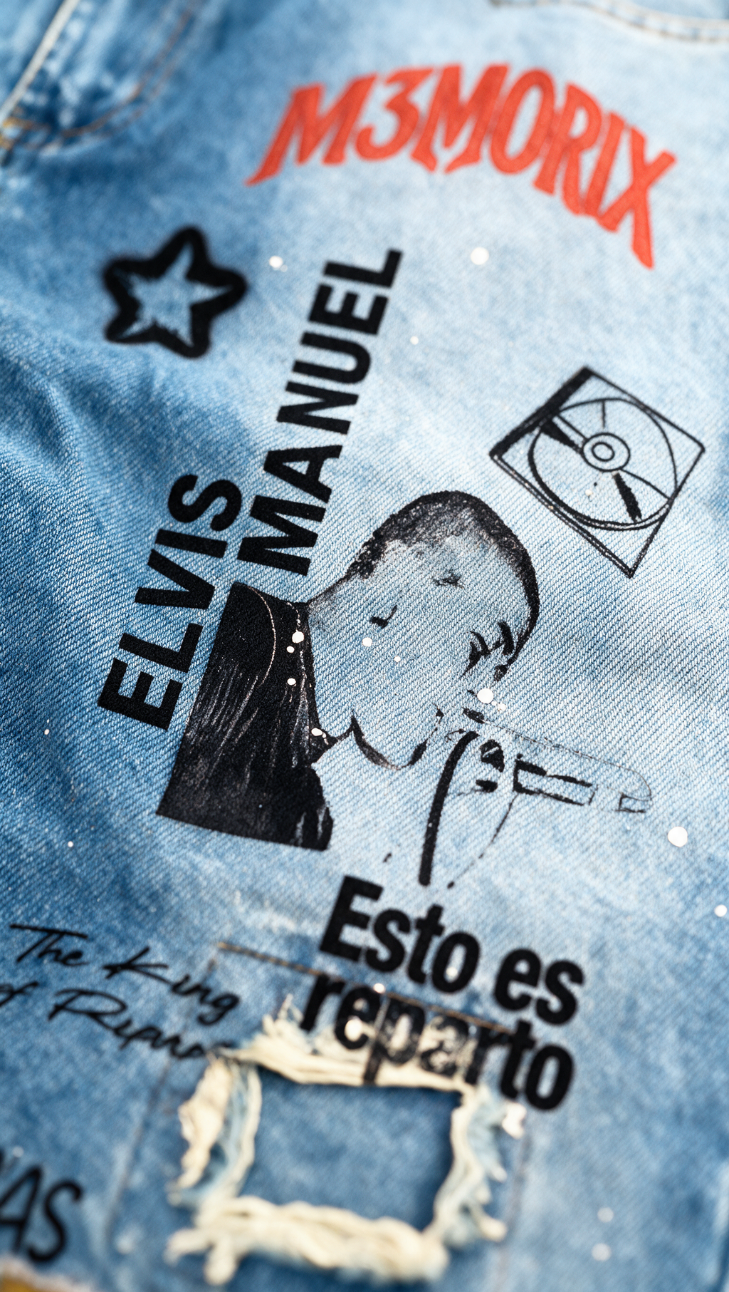 M3MORIX Music Icons Denim